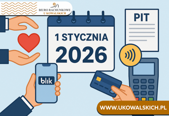 Co zmieni się od 1 stycznia 2026 w rozliczeniach podatkowych darowizn, BLIK-ów i płatności bezgotówkowych?