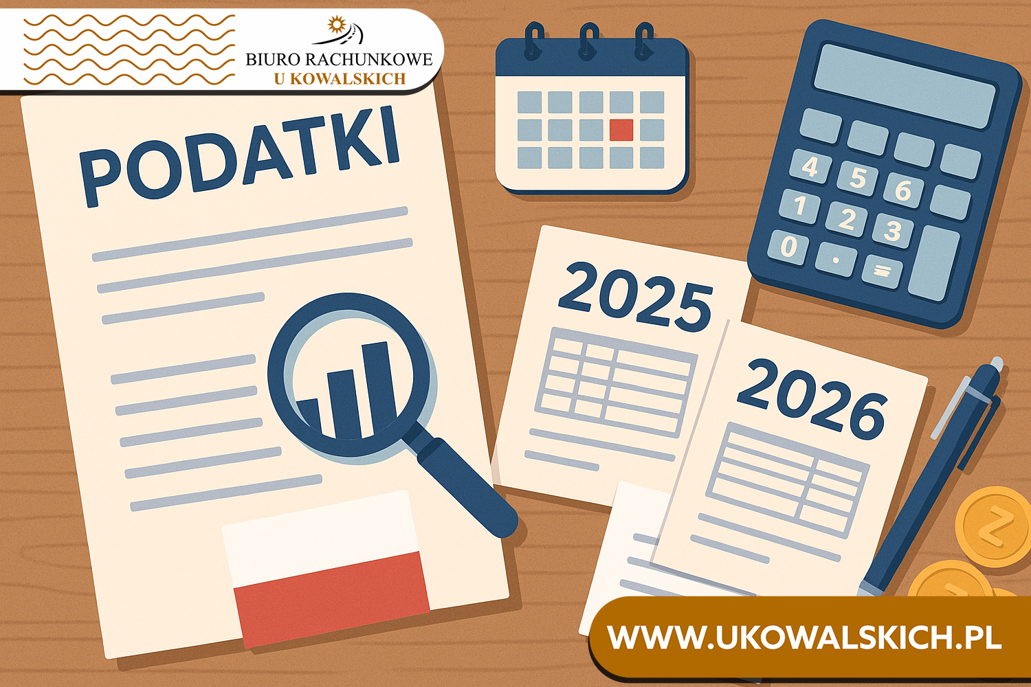 Najważniejsze zmiany i terminy podatkowe w Polsce na 2025 i 2026 rok